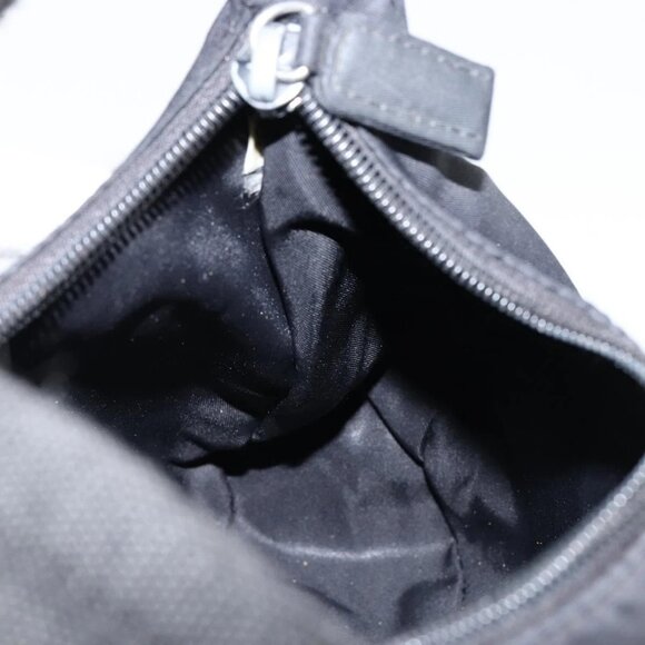 PRADA Hand Bag Nylon Black Silver Auth 146276 - Picture 11 of 16